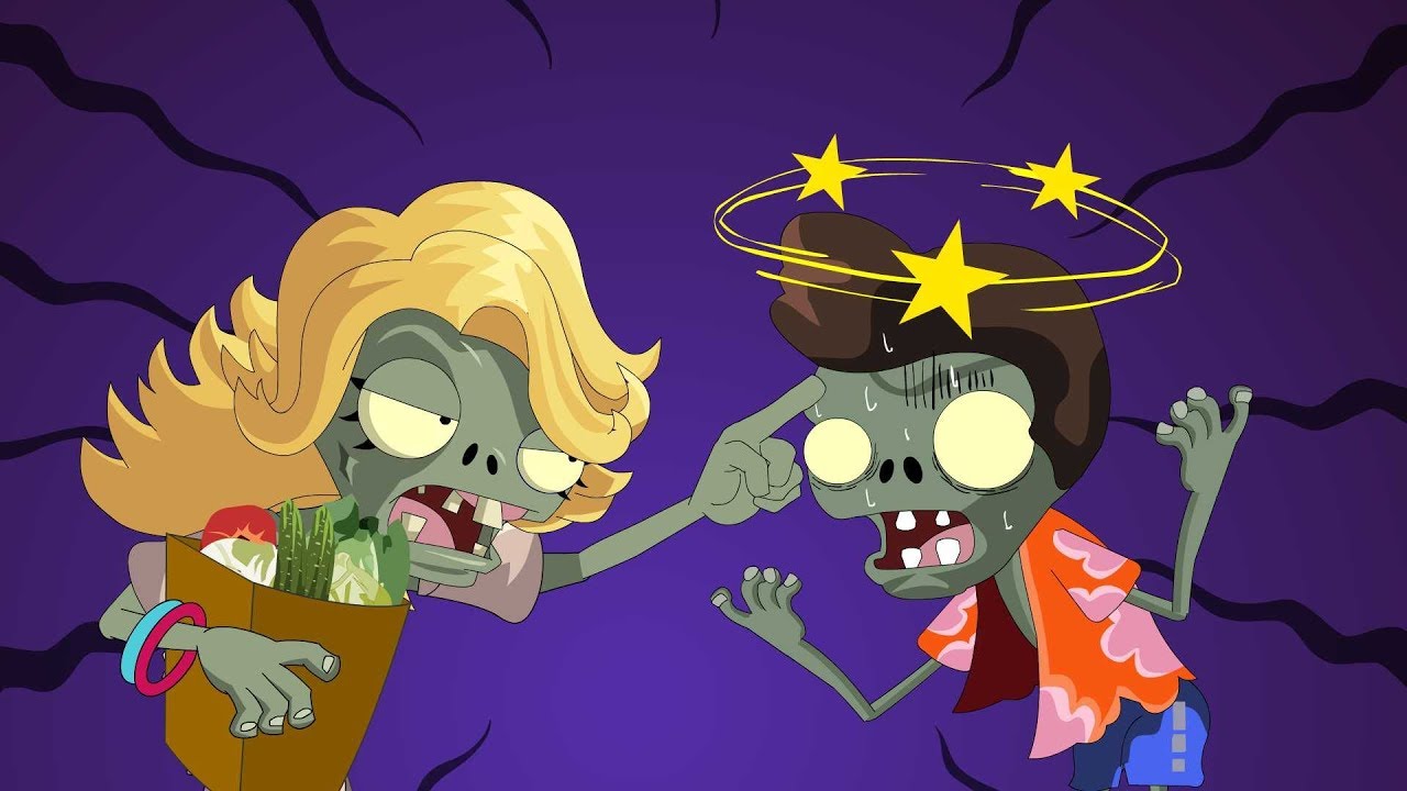 Plants vs. Zombies Animation Help me hit him hard YouTube