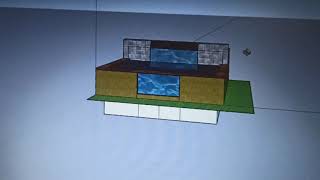 Skema Kolam Filter 3x3x1 Sistem Dorong Dengan Water Fall