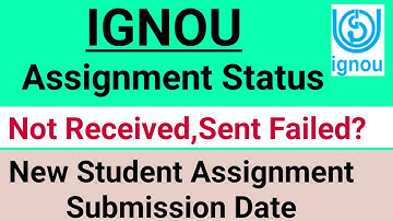 IGNOU|Assignment Status Check & Marks|New Student Assignment