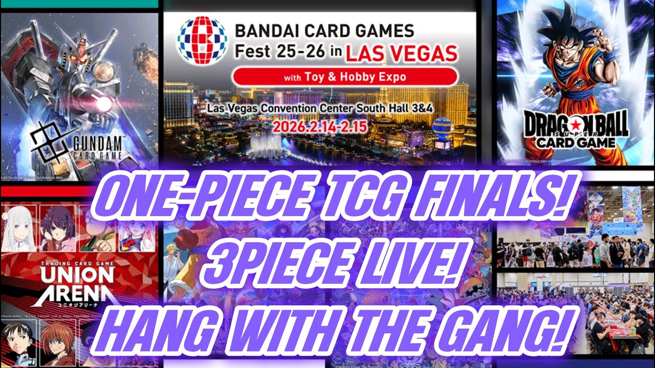 BANDAI CARD GAMES FEST 26 ONE-PIECE TCG FINALS! - YouTube