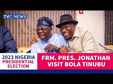 Frm. Pres. Jonathan, Ecowas Observers Visit Bola Tinubu
