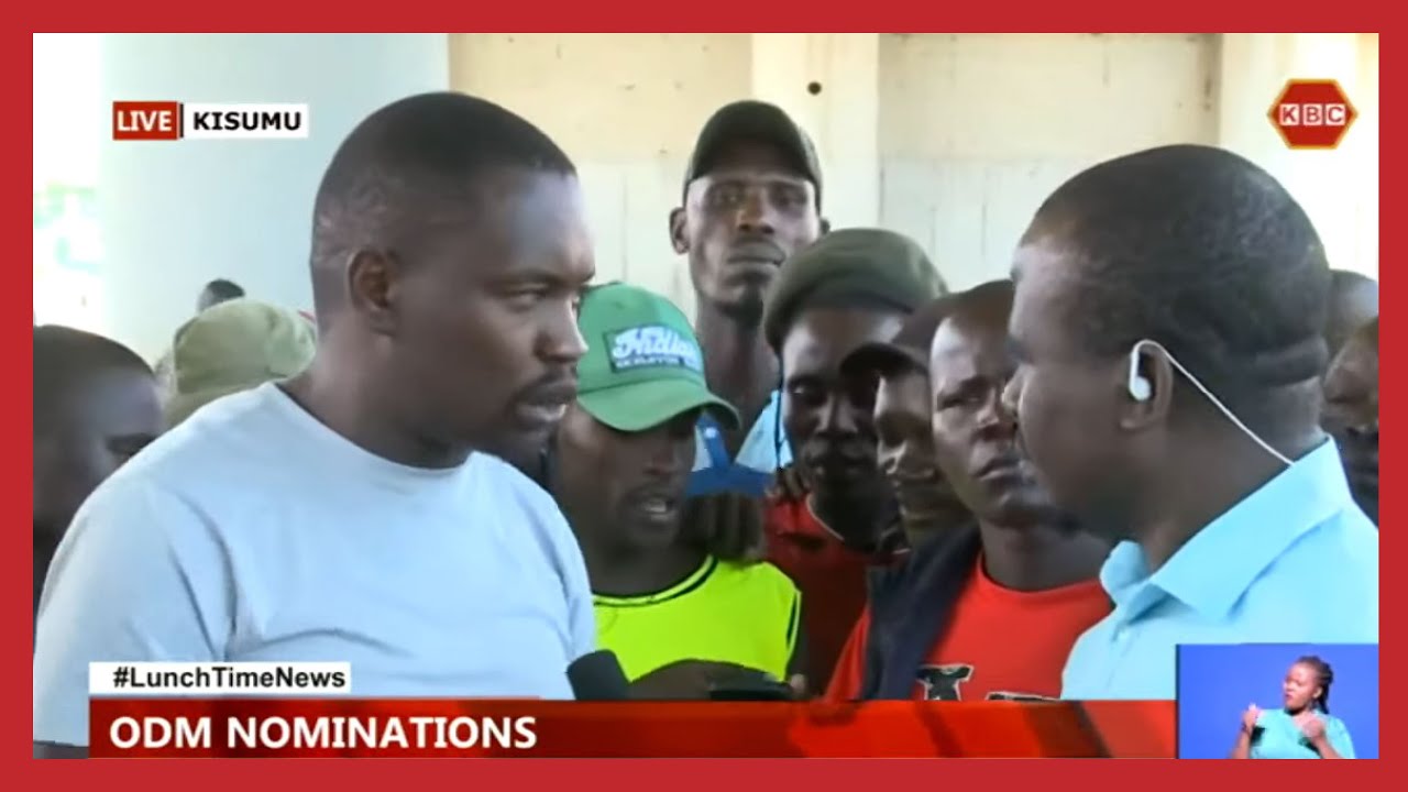 ODM nominations in Kisumu county - YouTube