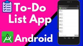 Build A To Do List App in Android Studio | How to Build To Do App In Android screenshot 2