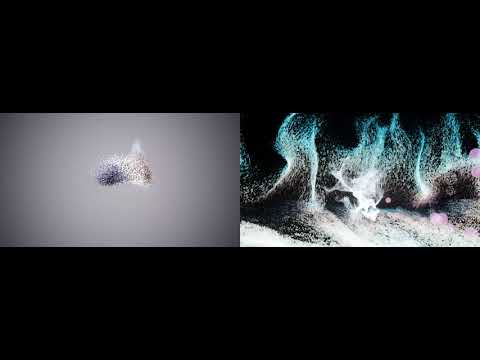 VR Interactive media art / 식물의 고통_깃털의 테마_가로합본 / [국립 아시아문화전당 전시작]
