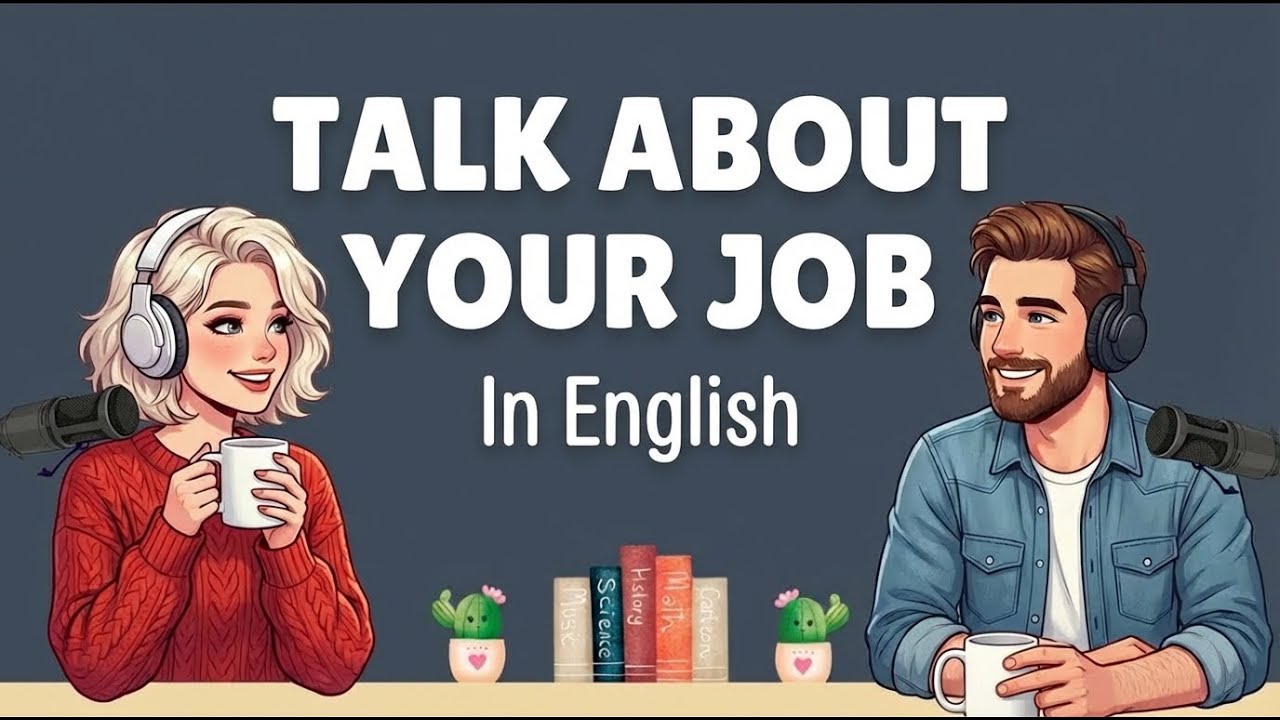 How to Talk About Your Job in English | Easy Beginners English Conversation