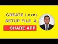 How to Create (.exe) Setup File in Visual Studio 2015 for windows application? - Step By Step