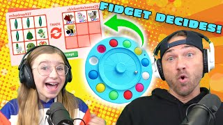 We Let A FIDGET Wheel Decide Our Trading Color!! Will I Trade All My SUPER RARE Cure-All Potions?!