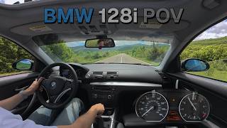 BMW 128i Manual POV Drive | Pure Raw Engine Sound in the Mountains | eDiff Off