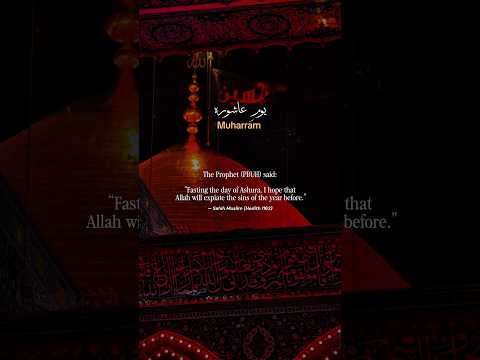 Why Do Muslims Fast on Ashura? Muharram Special 🖤 #ytshorts #youmeashura #muharram #ytviral #sunnah