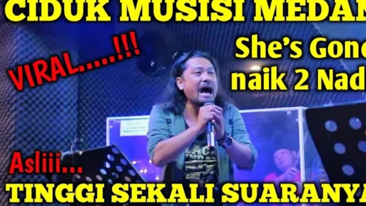 CAFE CHAMPIONS MEDAN||SHE'S GONE || DINAIKIN 2 OKTAF ||GILA X 😲