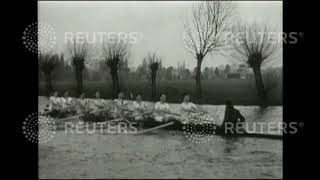 1928 UNITED KINGDOM: SPIOOxford crew at practice