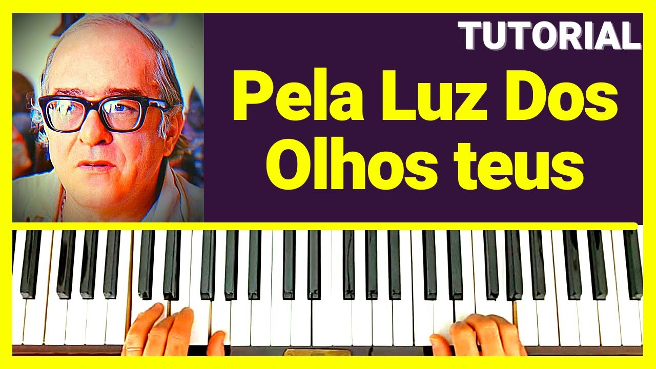 MÚSICA FÁCIL PRA TOCAR NO TECLADO INICIANTE | PELA LUZ DOS OLHOS TEUS passo a passo |