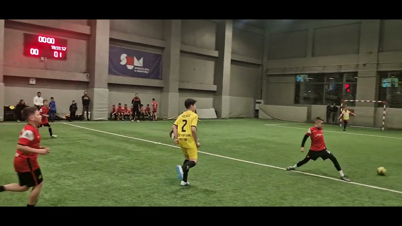 UŠS FORTUNA MOSTAR CRNI – ŠF LEOSTARS 4:1, Utakmica za 3. mjesto, III. Novogodišnji turnir  2011 g.