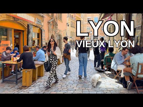 LYON - FRANCE Walking Tour [4K] - VIEUX LYON