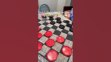 Quick checkers game! (I lost😕) #checkers #preppy #preppyaesthetic #trend #trending #checkerboard 💗