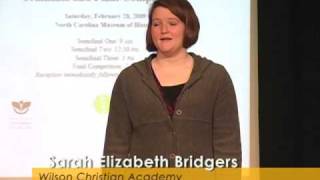 NC Poetry Out Loud 2009 - "Alone" by Edgar Allan Poe