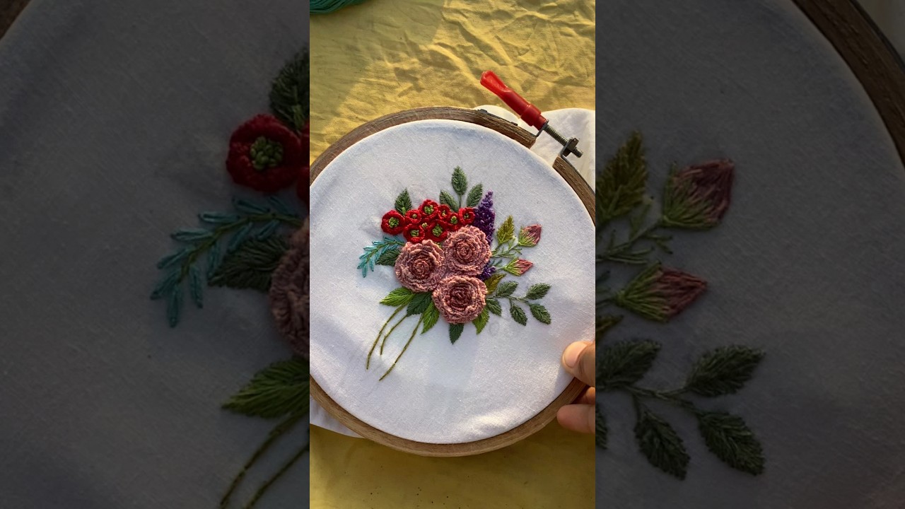 for all embroidery lovers out there ✨🌼🥀 