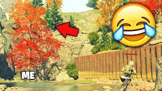 I hid as a 150 FOOT TREE... 😭 (Black Ops 4 Prop Hunt)