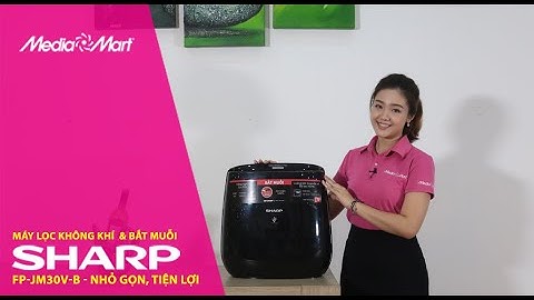 Máy Lọc Không Khí Và Bắt Muỗi Sharp FP-JM30V-B: Nhỏ gọn, tiện lợi