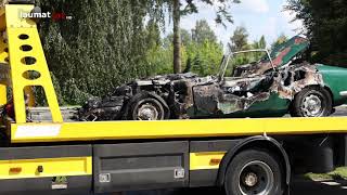 Oldtimer Ausgebrannt Lotus Coupé Begann Bei Fahrt Durch Steinerkirchen An Der Traun Zu Brennen