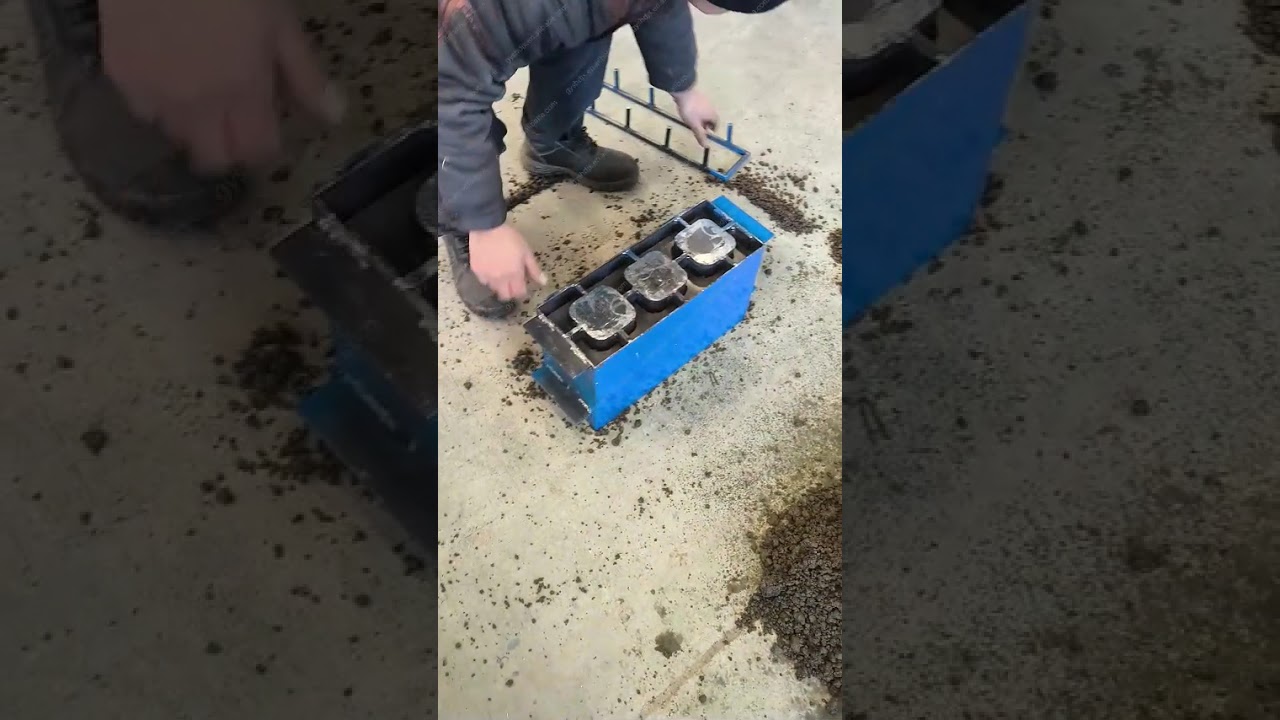 H6 Block Moulding Machine(Manual)#concreteblockmachine