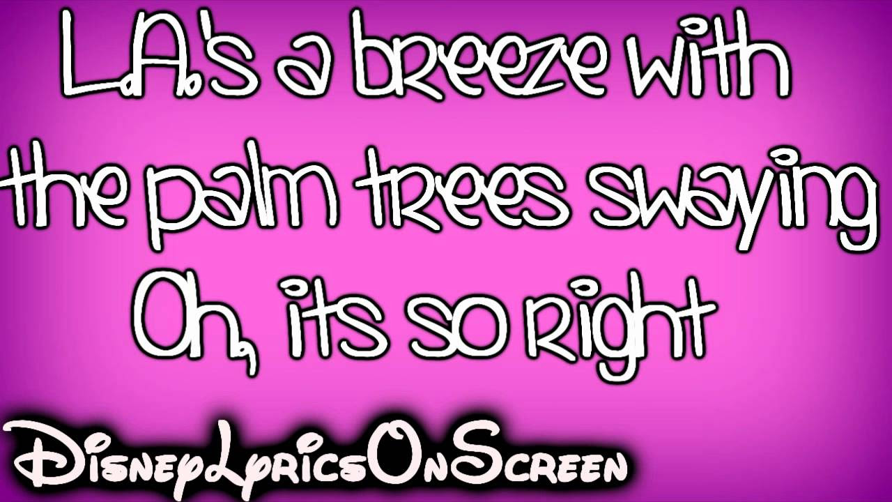 Anna Margaret - Something About The Sunshine (Lyrics On Screen)(DCOM Starstruck) HD