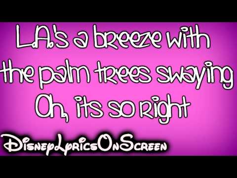 Anna Margaret - Something About The Sunshine (Lyrics On Screen)(DCOM Starstruck) HD