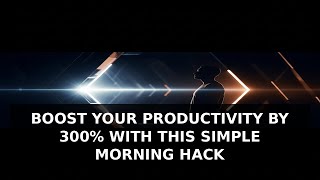 Celebrity Boost Your Productivity by 300% with This Simple Morning Hack Profile