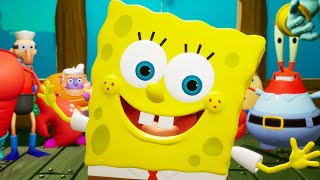 Spongebob Battle For Bikini Bottom Rehydrated - Full Game 100% Walkthrough