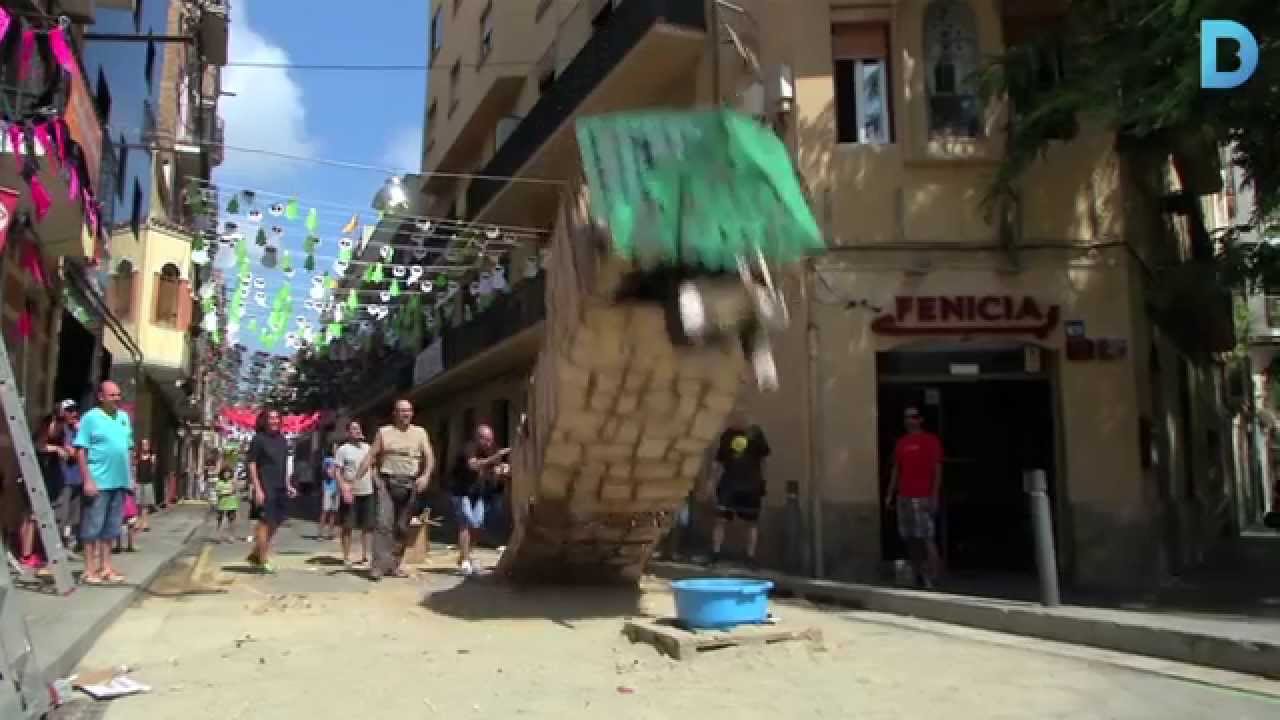 barcelona catalonia plaza hotel Acaba la Festa Major de Sants