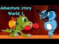 Adventure story Revenge of Chingu! World 1. Owl boss! Game for Android. Fun video for kids!