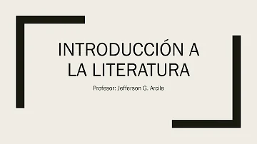 O que é um curso de literatura?