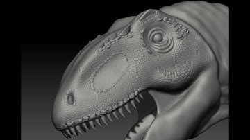 Dinosaur I ZBrush Sculpt I Part 1