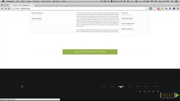 Rapid Ghost Tutorial : Hosting Options | packtpub.com