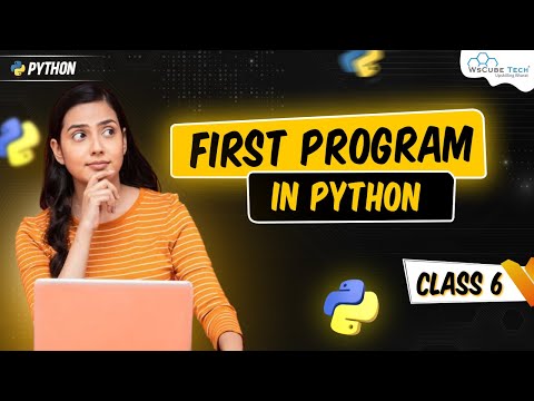 First Program in Python - Class #6 | Python Full Course For Beginners