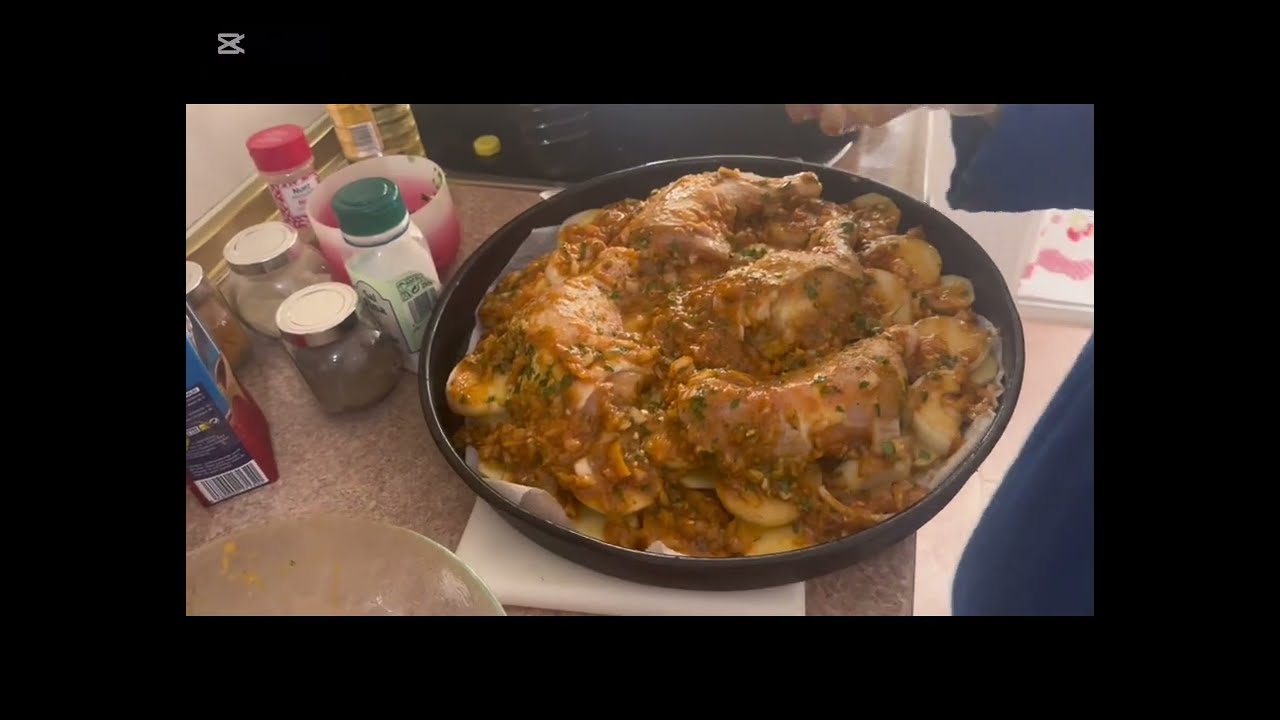طاوة ديال الدجاج بالخضرة جد سهلة ولذيذة😋muy facíl cocinar con Nadia (pollo con verduras en el horno)