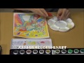 和紙を使った水彩ぬり絵／Tokoの染め絵の世界（ショートバージョン）