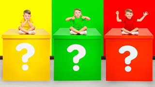 MysteryBoxHerausforderung für Kinder |  Sammlung von Videos für Kinder | Vania Mania DE