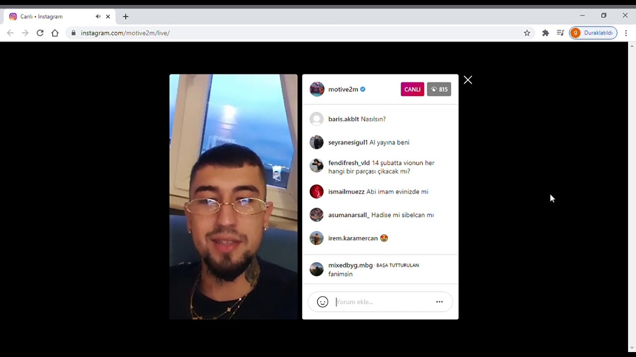 Motıve Insta Yayın(Yenı parcalar-Featler/Baby parcası/Eglencelı Sohpet)