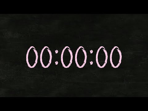 60 sec count up timer (Chalkboard) 60秒カウントアップタイマー 黒板 Full HD 1920x1080
