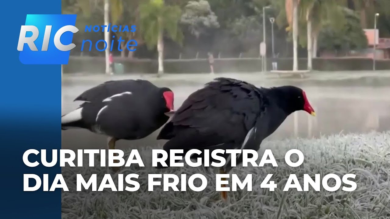 Curitiba registra o dia mais frio em quatro anos; 27 cidades tiveram recorde de frio no Paraná