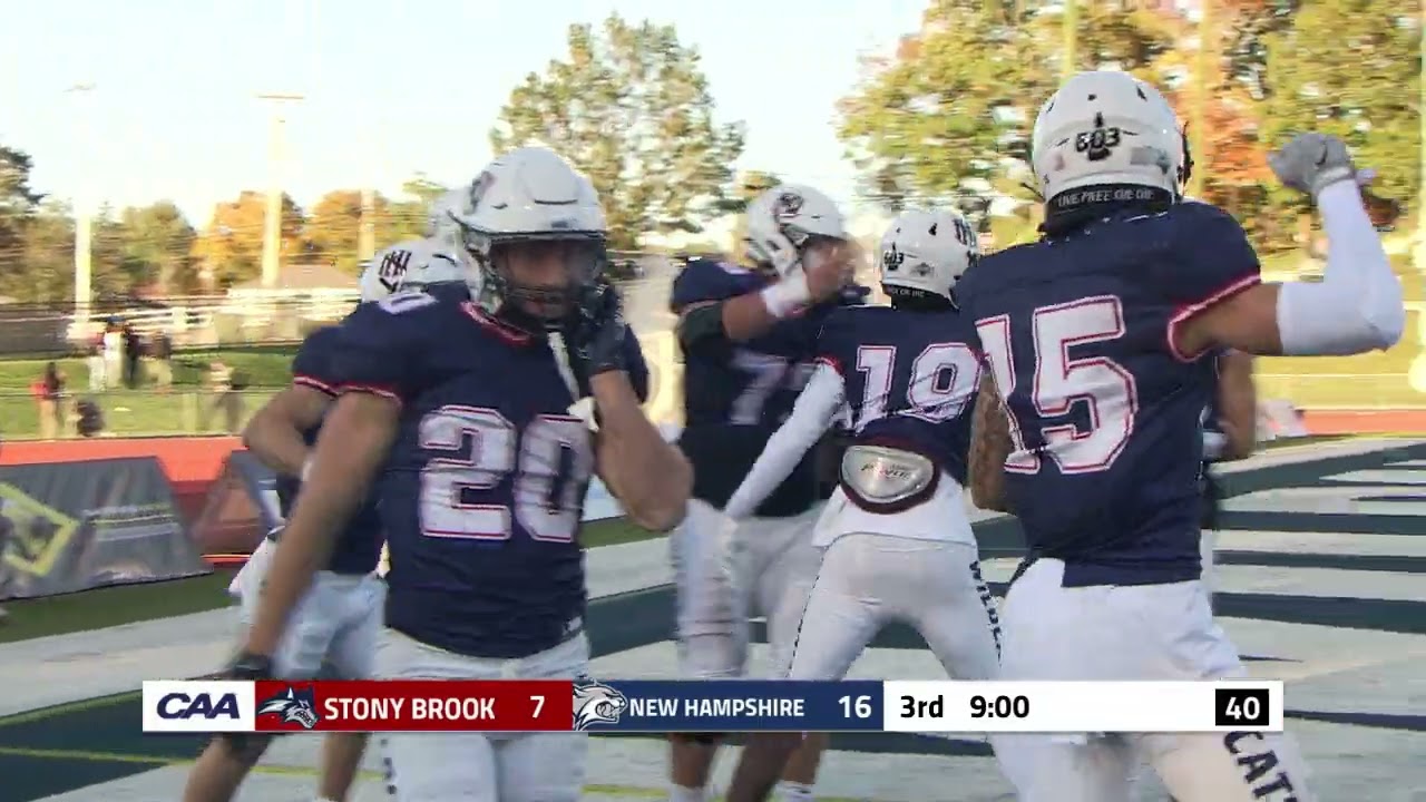 UNH Football vs Stony Brook Highlights 10-8-22