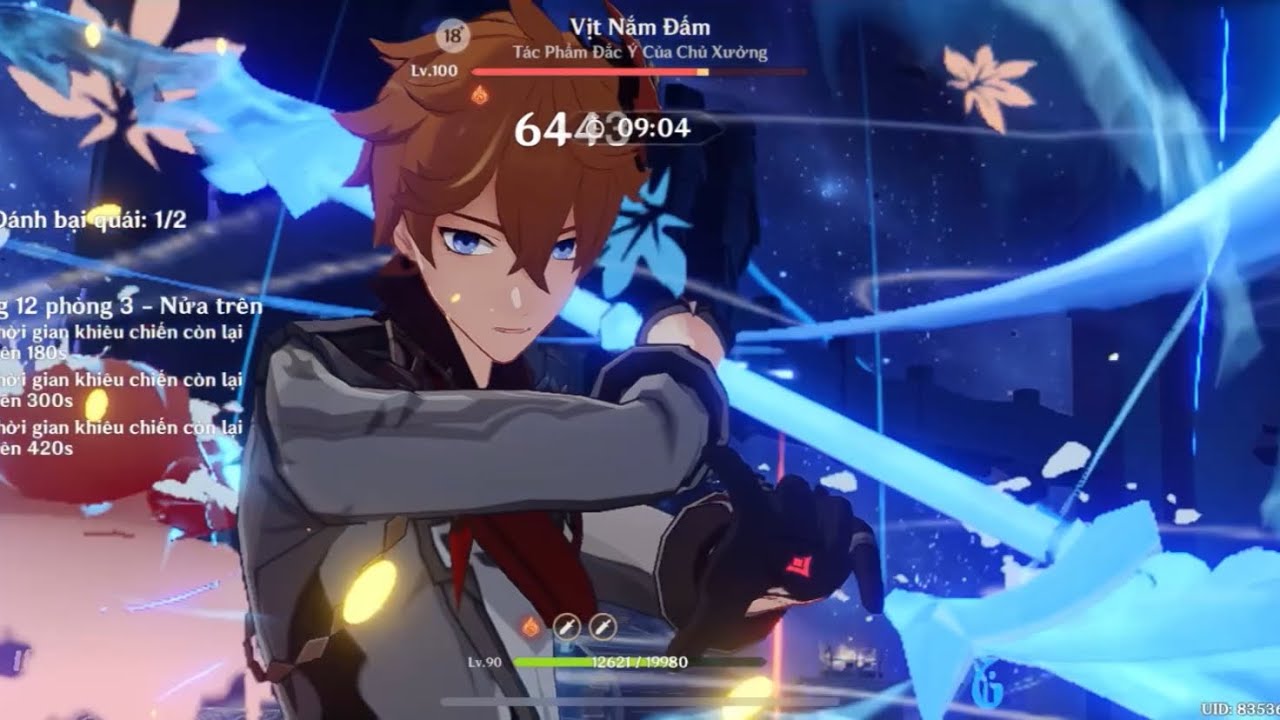 Spiral Abyss 6.0 | C0 Childe international 268s continous run - Top half (Mobile) | Genshin Impact