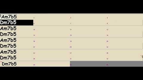 Am7(b5) to Dm7(b5) Locrian - DP