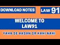 Download my Notes | Law91 