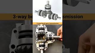 3 way bevel gear mechanism