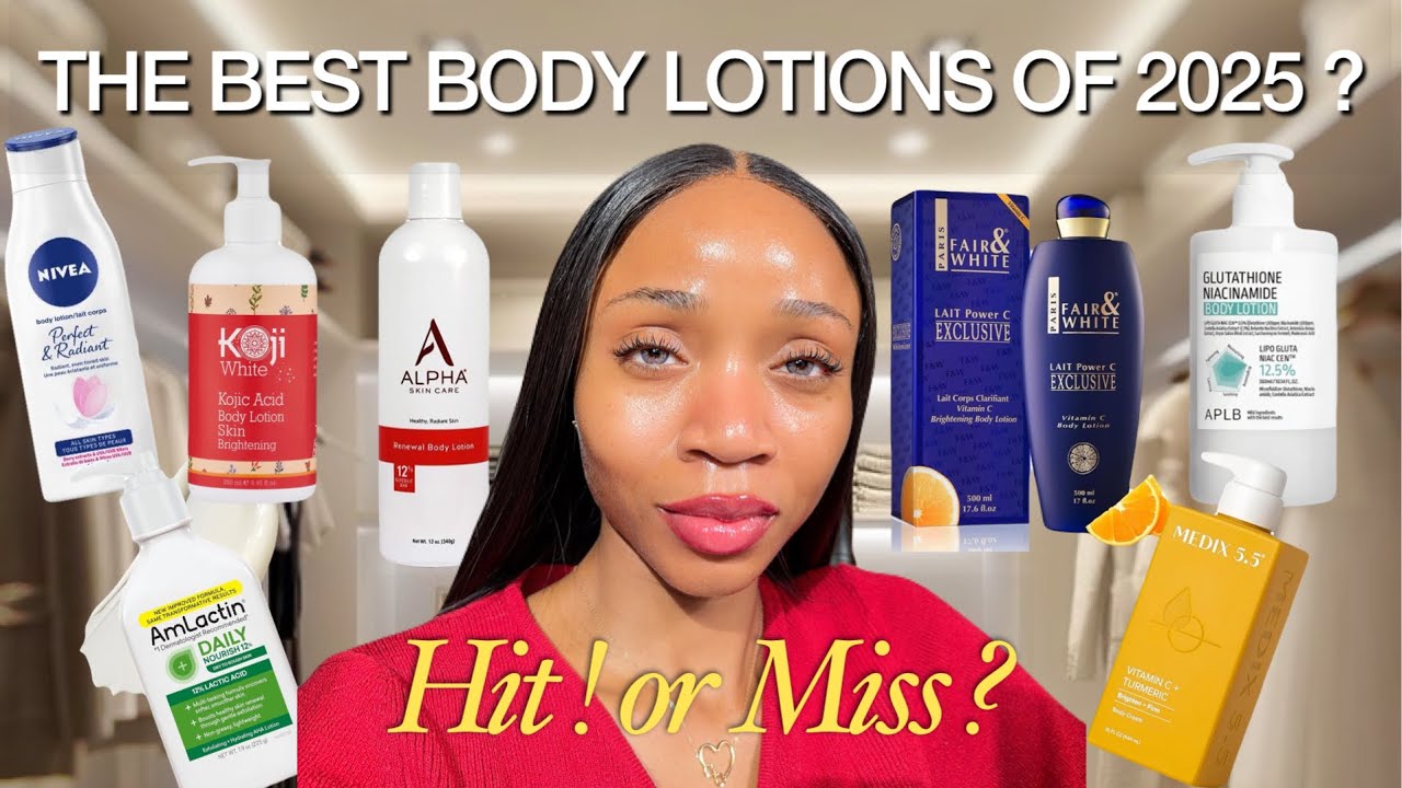 Top RATED lotions of 2025 for Brightening , Lightening and Moisturizing the skin | Hit or Miss !!!
