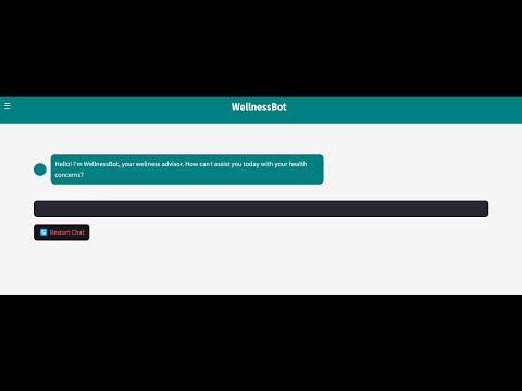 WellnessBOT using RAG