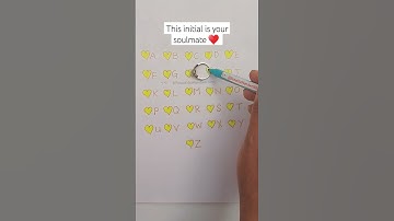 THIS INITIAL IS YOUR SOULMATE ♥️  #shorts