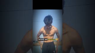I did 100 Push ups challenge 🔱 #bodyflex #fitness #aesthetic #homeworkout #shortsviral